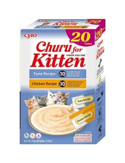 Lanche para Gato Inaba Kitten Chicken and tuna
