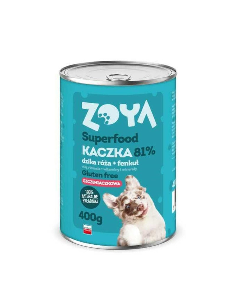Comida húmeda Zoya Superfood Puppy Duck 400 g