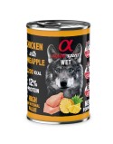 Comida húmida Alpha Spirit Frango 400 g