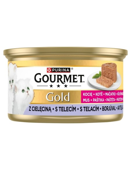 Cat food Purina Gourmet Gold Kitten Veal mousse 85 g