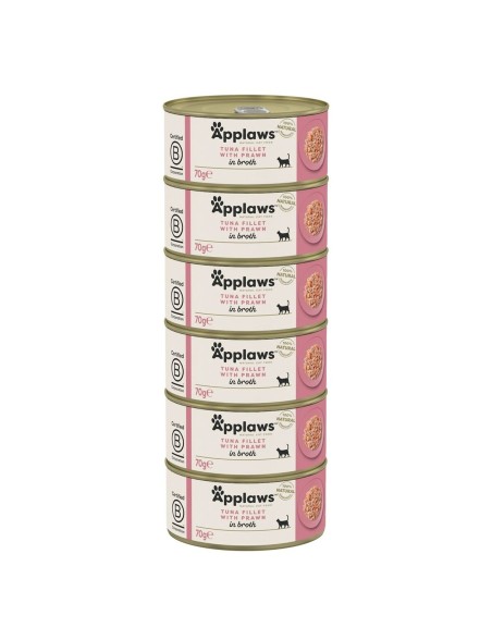 Cat food Applaws Tuna Fillet with Prawn in Broth Fish