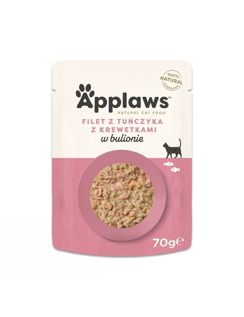 Cibo per gatti Applaws Tuna Fillet with prawn in broth Pesce 70 g