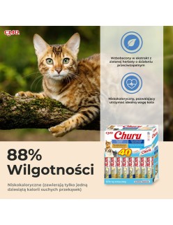 Lanche para Gato Inaba Peixe