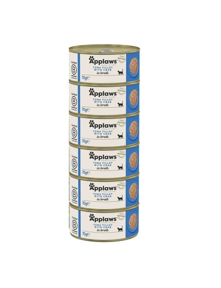 Cat food Applaws Tuna fillet with crab in broth Fish