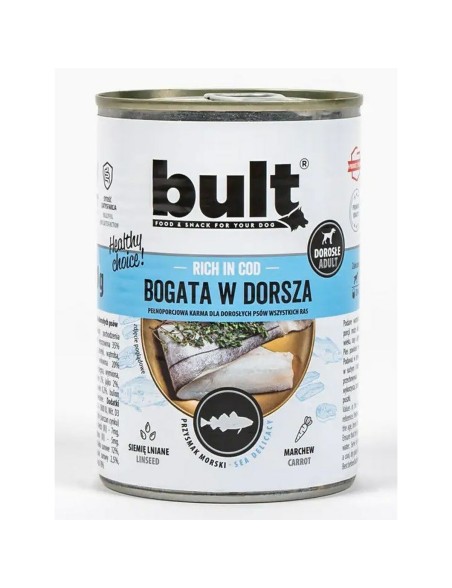Comida húmida Bult Rich in cod Bacalhau 800 g