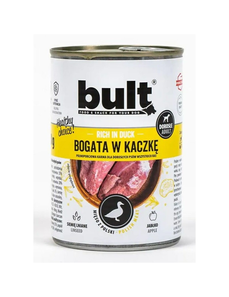 Cibo umido Bult Rich in duck Anatra 800 g