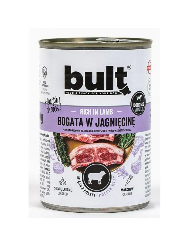 Comida húmeda Bult Rich in lamb Cordero 400 g