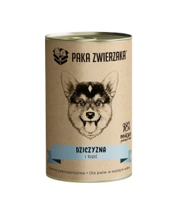 Nassfutter Paka Zwierzaka Hirsch 400 g