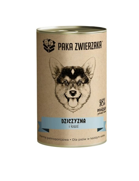 Comida húmeda Paka Zwierzaka Ciervo 400 g