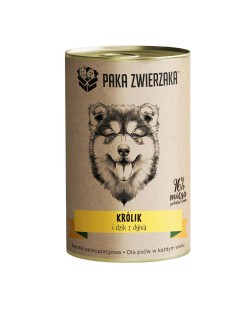 Comida húmeda Paka Zwierzaka Rabbit and boar with pumpkin Jabalí 400 g