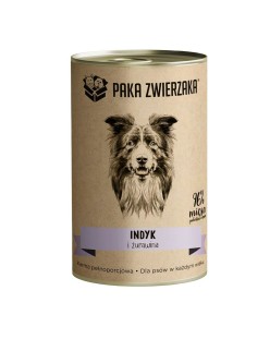 Nassfutter Paka Zwierzaka Turkey and cranberries Truthahn 400 g