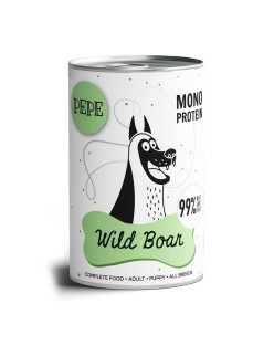 Comida húmeda Paka Zwierzaka Pepe Wild Boar Jabalí 400 g
