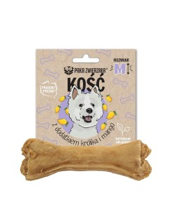 Hundesnack Paka Zwierzaka Bone with rabbit and mango M 12 cm Hase 55 g