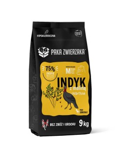 Futter Paka Zwierzaka Turkey with raspberry M Truthahn 9 kg