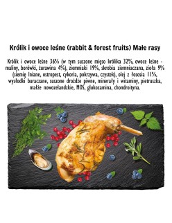 Futter Paka Zwierzaka Rabbit with forest fruits S Hase 1,5 Kg
