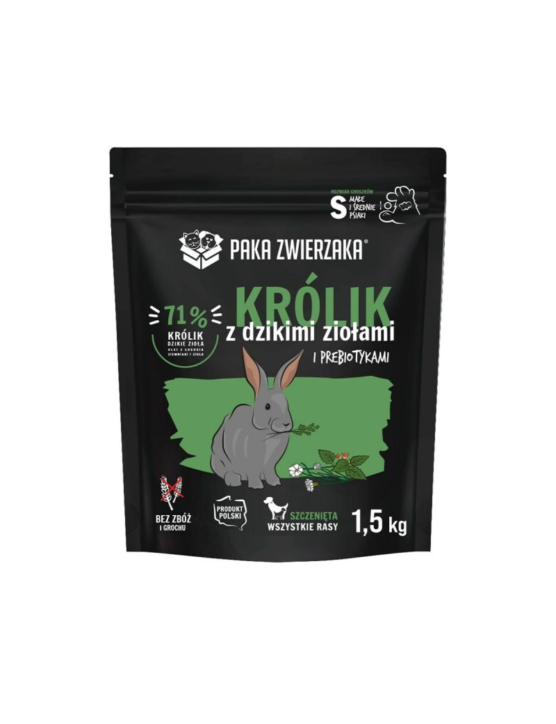 Futter Paka Zwierzaka Puppy Rabbit Hase 1,5 Kg