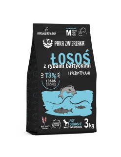 Pienso Paka Zwierzaka Salmon with Baltic fish M Salmón 3 Kg