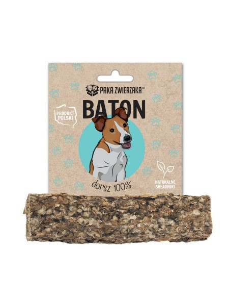 Snack para Perros Paka Zwierzaka Cod Bar 12 cm Pescado 28 g