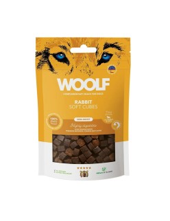 Dog Snack Woolf Soft Cubes Rabbit Rabbit 100 g