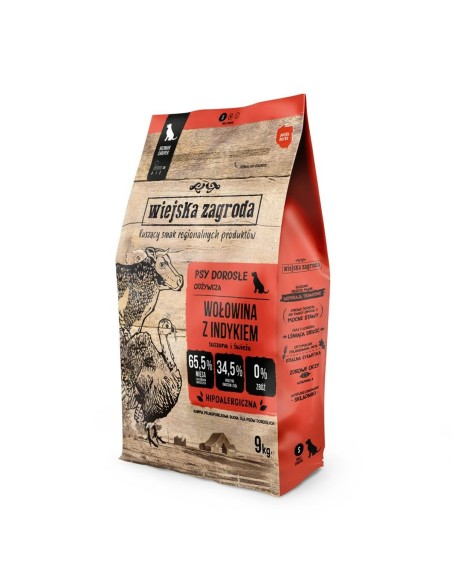 Pienso WIEJSKA ZAGRODA Beef with turkey S Ternera 9 kg