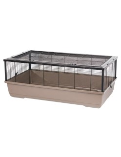 Jaula INTER-ZOO Bernie mokka Metal Plástico 100 x 39 x 54 cm