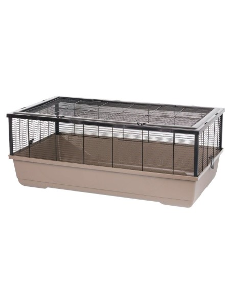 Cage INTER-ZOO Bernie mokka Metal Plastic 100 x 39 x 54 cm