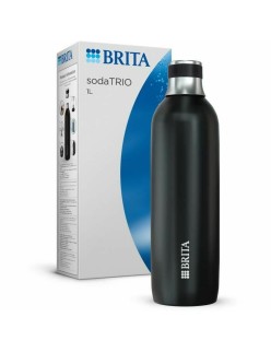 Thermosflasche Brita 1046734 Schwarz Silberfarben Edelstahl 1 L