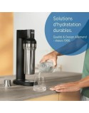 Thermosflasche Brita 1046733 Grau Durchsichtig Silberfarben Edelstahl 1 L (2 Stück)