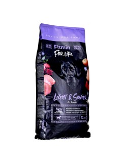 Futter Fitmin Light & Senior Erwachsener Rindfleisch Vögel Schwein 12 kg