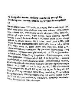 Futter Fitmin Light & Senior Erwachsener Rindfleisch Vögel Schwein 12 kg
