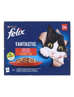 Katzenfutter Purina Huhn Rindfleisch Lamm Hase 24 x 85 g
