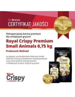 Nourriture Biofeed Royal Crispy Premium 750 g