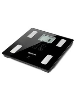 Balance Numérique de Salle de Bain Omron HBF-222T-EBK Noir 34 x 32 x 8 cm