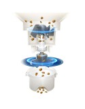 Fontaine pour Animaux de Compagnie Panasonic CP-JNF01CW Blanc Plastique/Acier inoxydable