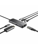 Hub USB Trust 24968 Plateado 20 cm