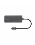Hub USB Trust 24968 Plateado 20 cm