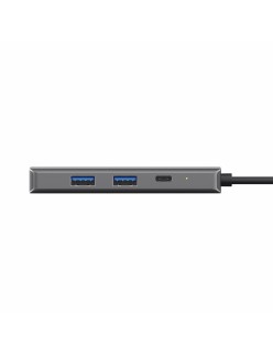 Hub USB Trust 24968 Silberfarben 20 cm