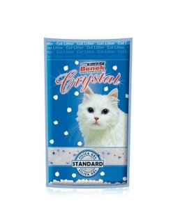 Sable pour chats Super Benek Crystal Standard Natural 3,8 L
