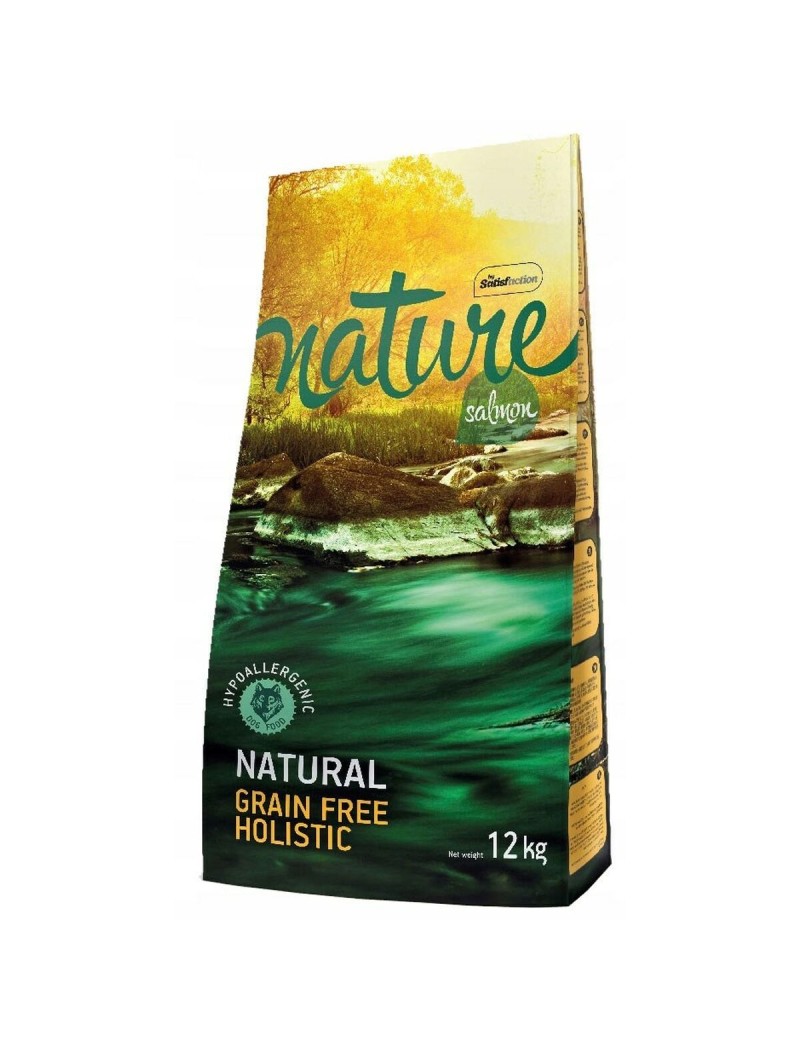 Futter Nature Grain Free Holistic Salmón Lachsfarben 12 kg