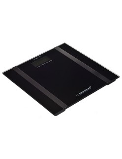 Balança digital para casa de banho Esperanza EBS018K Preto Vidro temperado Baterias x 2