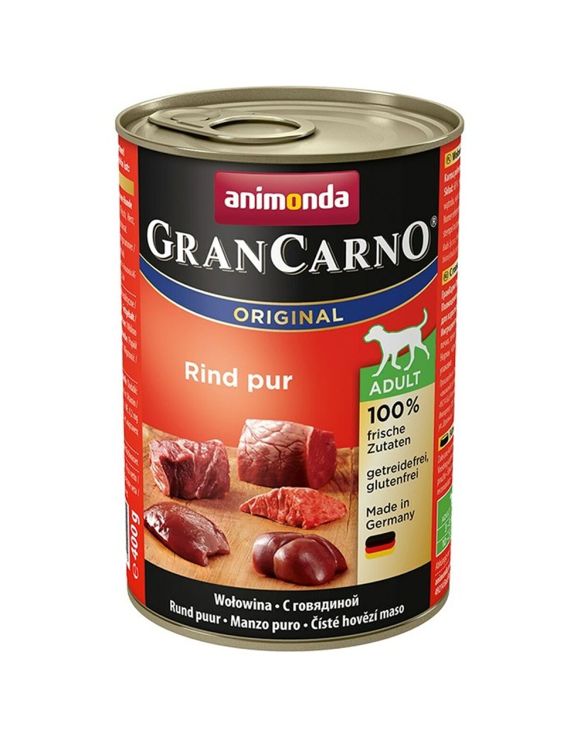 Alimentation humide Animonda GranCarno Original Veau Viande de bœuf 400 g