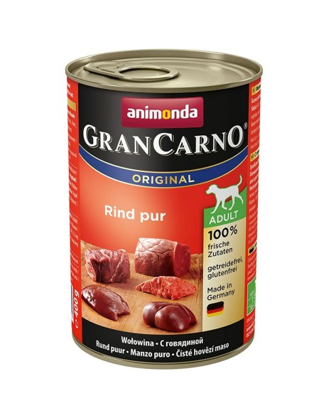Alimentation humide Animonda GranCarno Original Veau Viande de bœuf 400 g