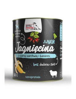 Comida húmeda SYTA MICHA Junior Lamb with black carrot and banana 800 g