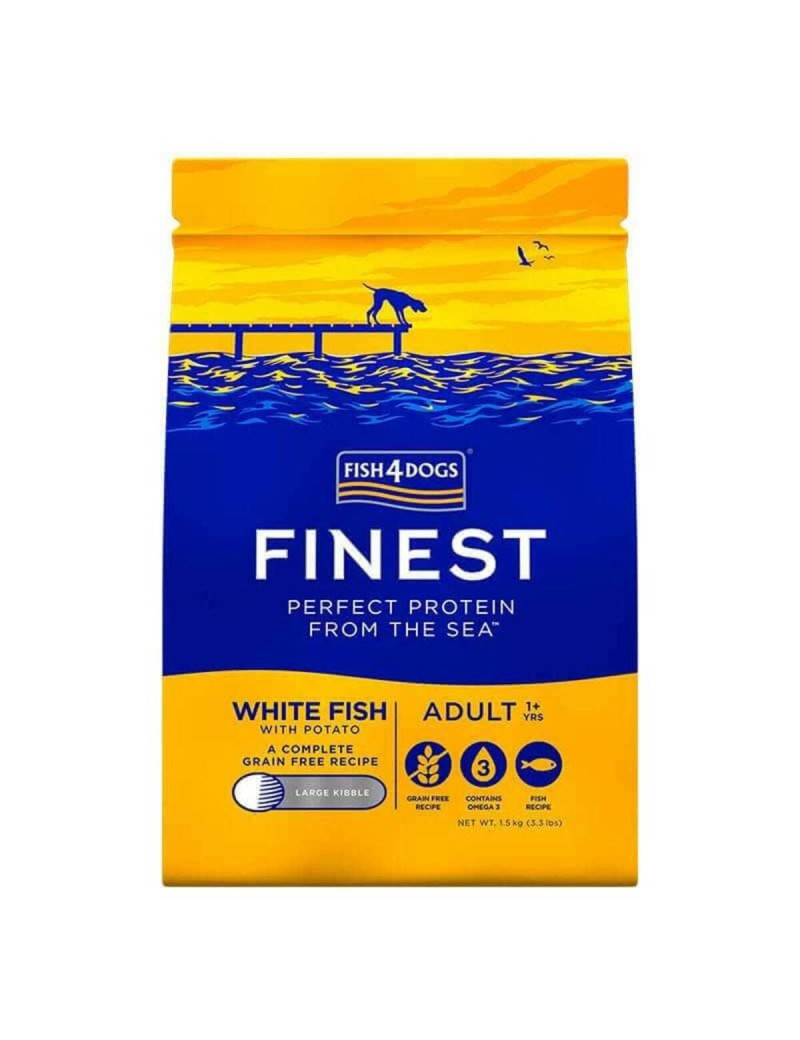 Nourriture FISH4DOGS Finest White Fish Adult