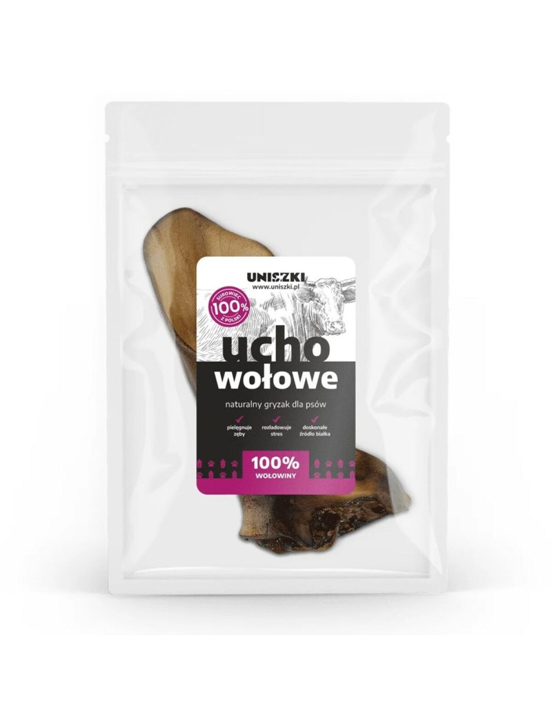 Hundesnack Uniszki Rind und Kalbfleisch Oreja