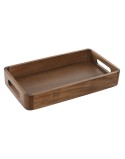 Tablett für Snacks Home ESPRIT natürlich 32 x 18 x 5 cm