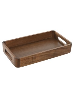 Tablett für Snacks Home ESPRIT natürlich 32 x 18 x 5 cm