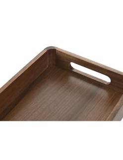 Tablett für Snacks Home ESPRIT natürlich 32 x 18 x 5 cm