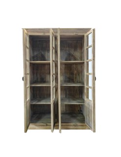Présentoir Home ESPRIT Blanc Bois de manguier 135 x 50 x 210 cm