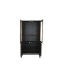 Présentoir Home ESPRIT Marron Noir Teck Acacia 100 x 40 x 185 cm